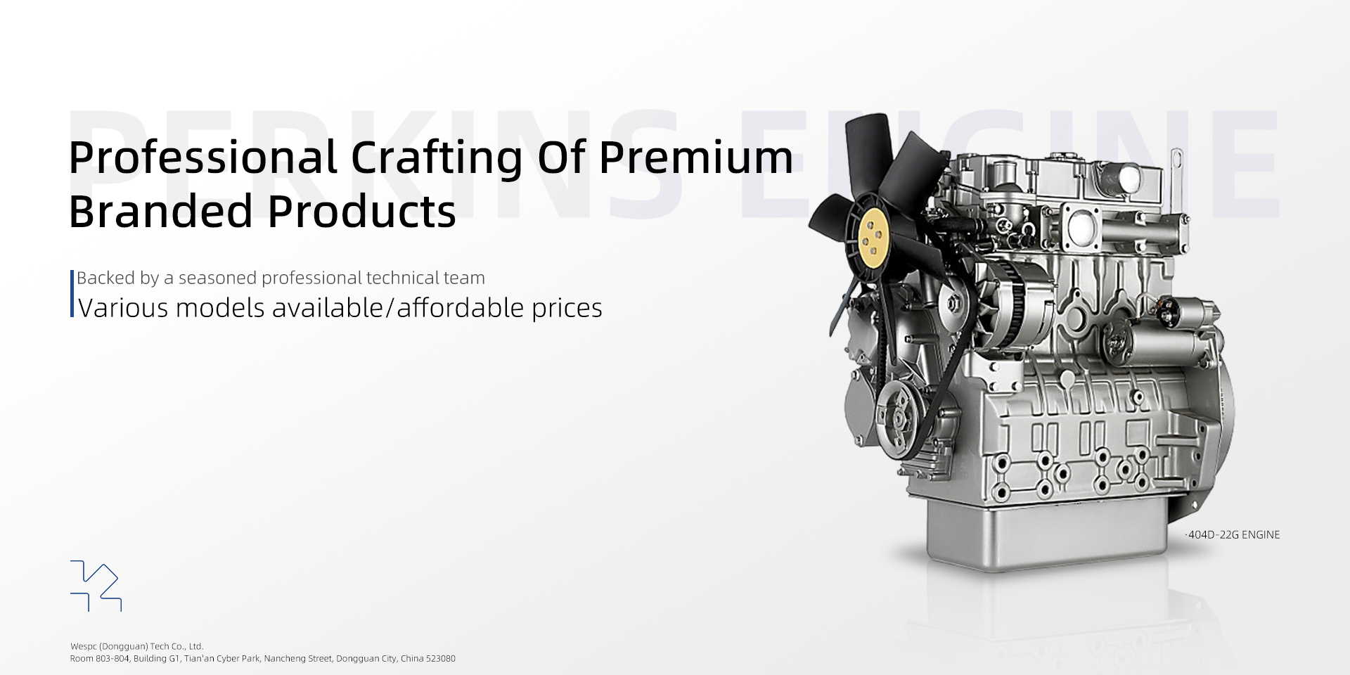 Chất lượng động cơ Perkins Nhà máy